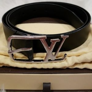 Louis Vuitton Neogram 3mm Mens Belt 